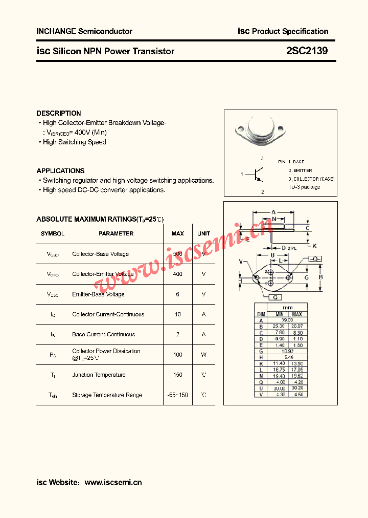 2SC2139_4353227.PDF Datasheet
