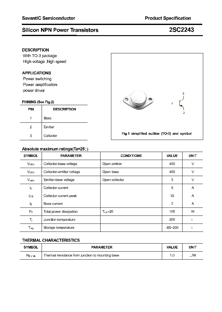 2SC2243_4718441.PDF Datasheet