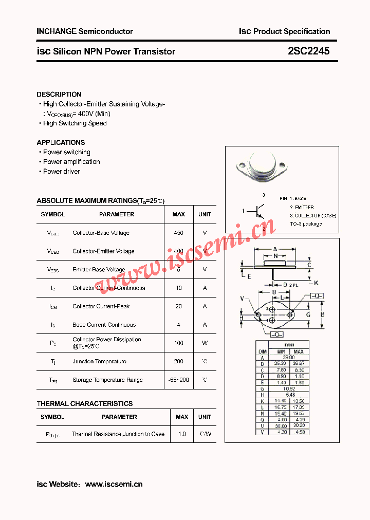 2SC2245_4354384.PDF Datasheet