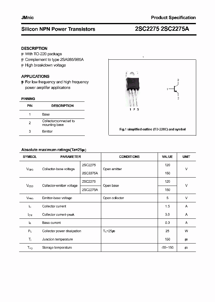 2SC2275A_4461103.PDF Datasheet