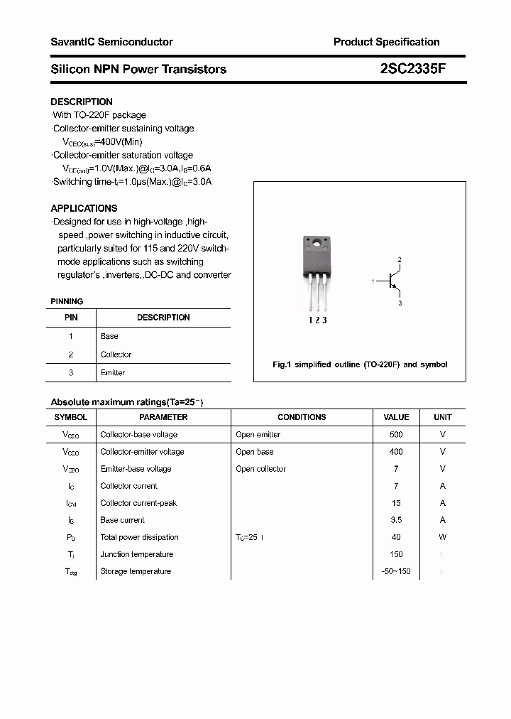 2SC2335F_4374574.PDF Datasheet