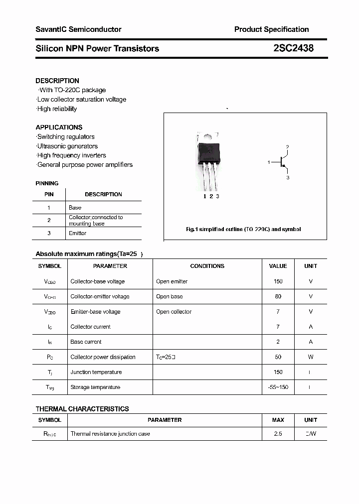 2SC2438_4377200.PDF Datasheet