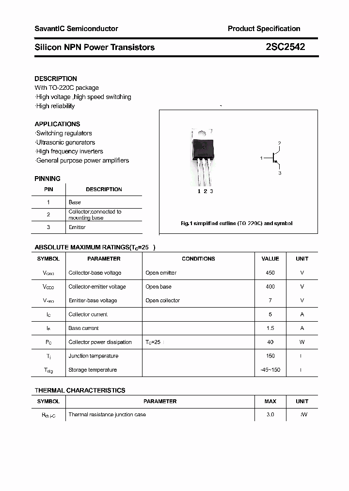 2SC2542_4376764.PDF Datasheet