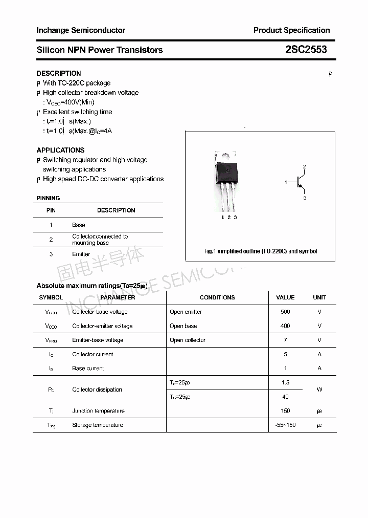 2SC2553_4310328.PDF Datasheet