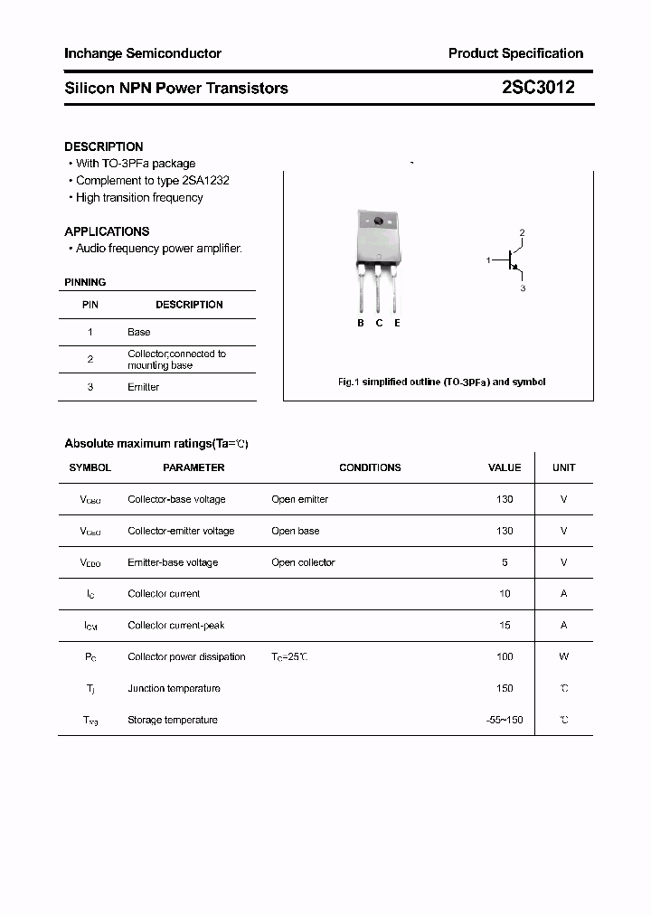 2SC3012_4350036.PDF Datasheet