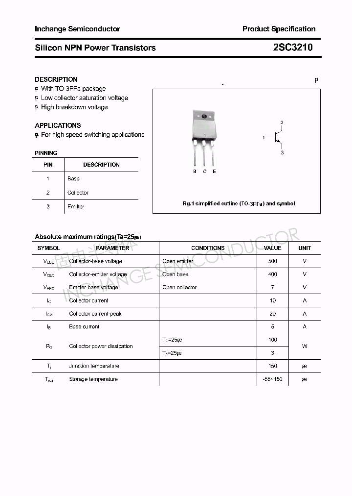 2SC3210_4305832.PDF Datasheet