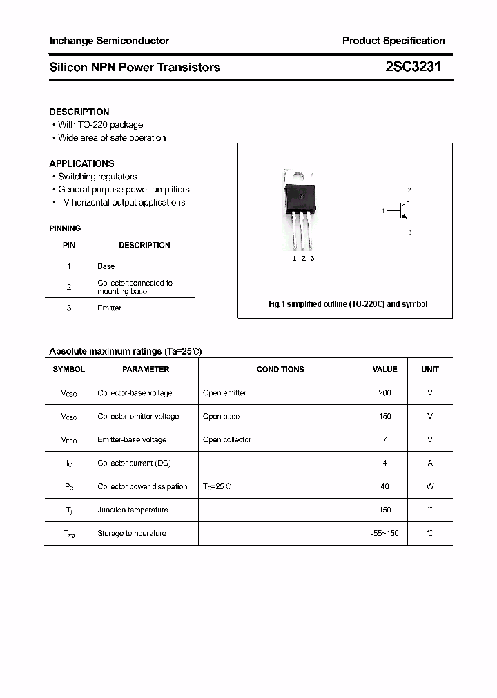 2SC3231_4353240.PDF Datasheet