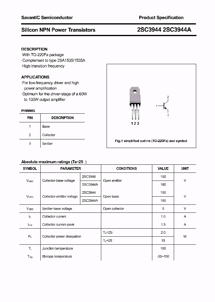 2SC3944_4510377.PDF Datasheet