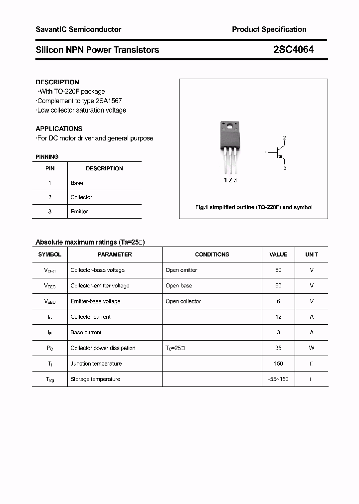 2SC4064_4414106.PDF Datasheet