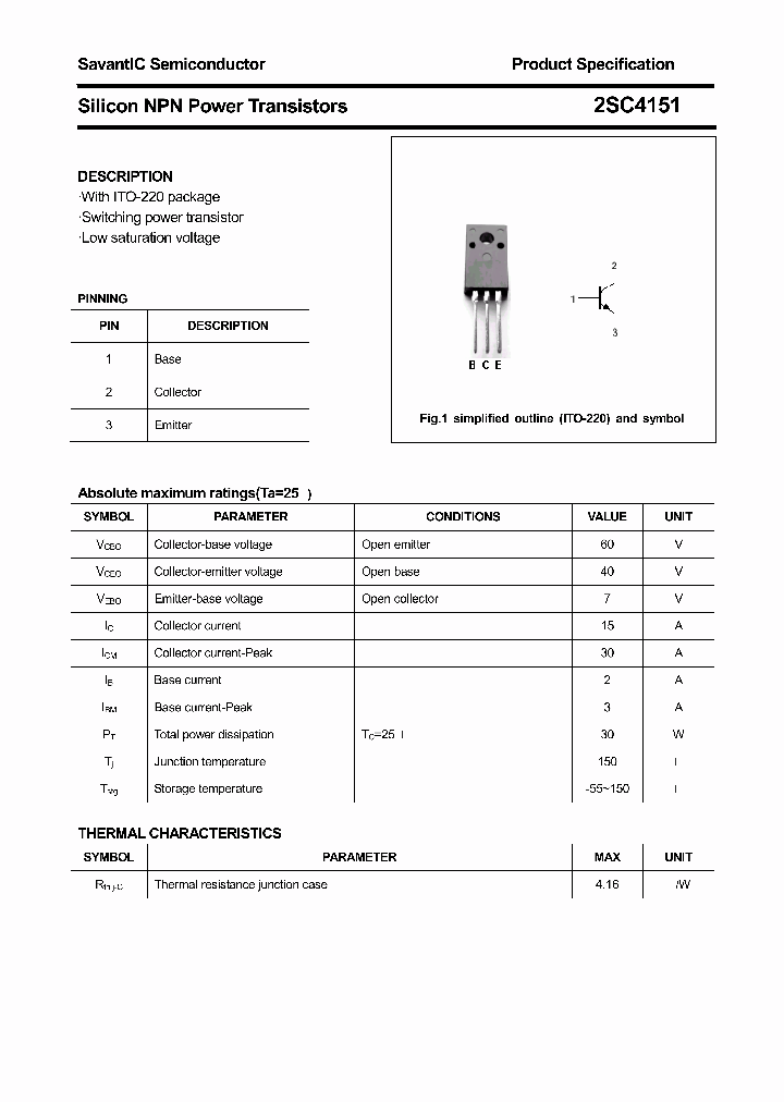 2SC4151_4439056.PDF Datasheet