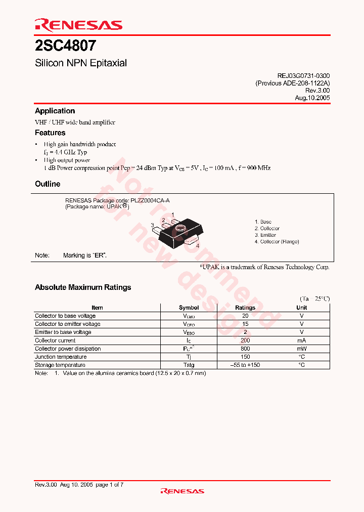 2SC4807ERTR-E_4239816.PDF Datasheet