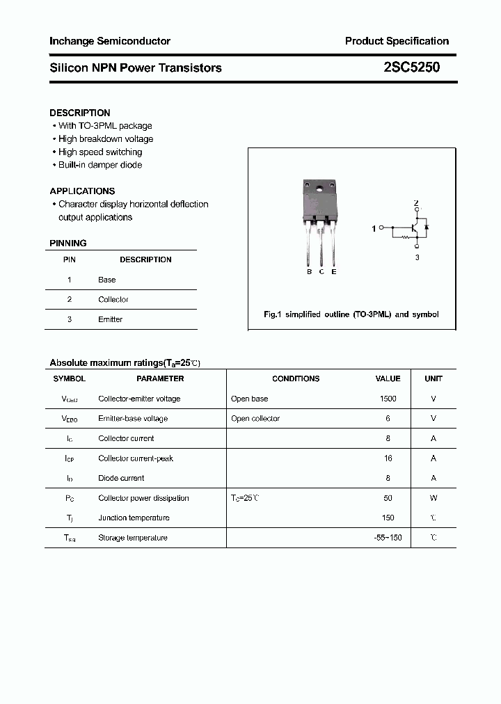 2SC5250_4361358.PDF Datasheet