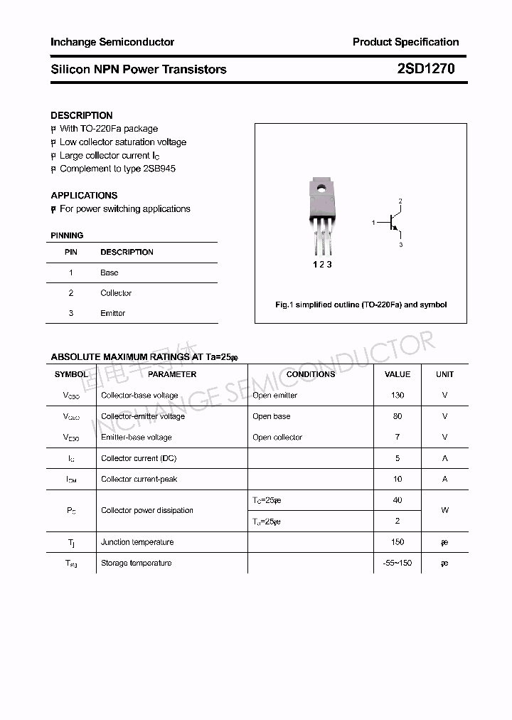 2SD1270_4328113.PDF Datasheet