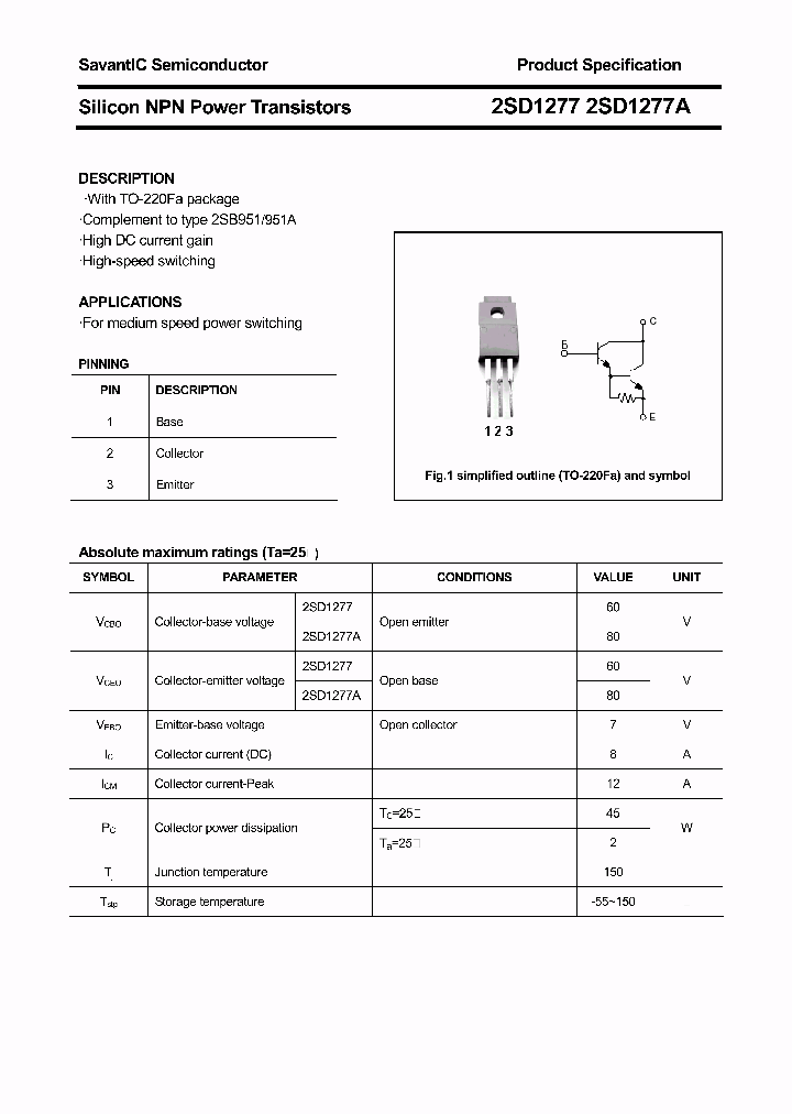 2SD1277_4399913.PDF Datasheet