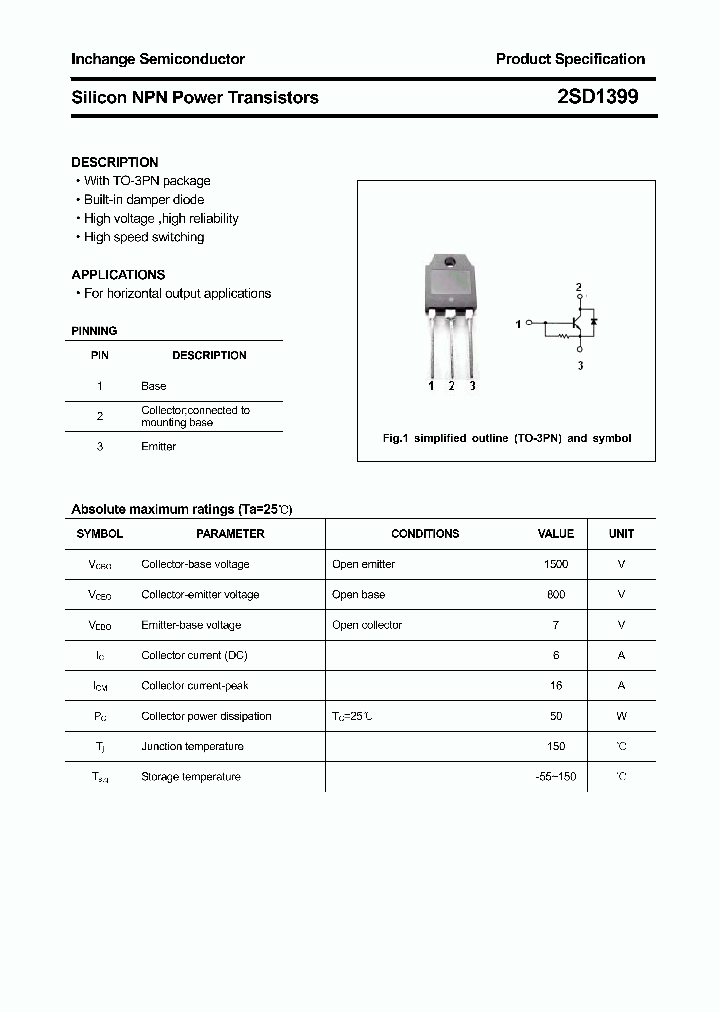 2SD1399_4411484.PDF Datasheet