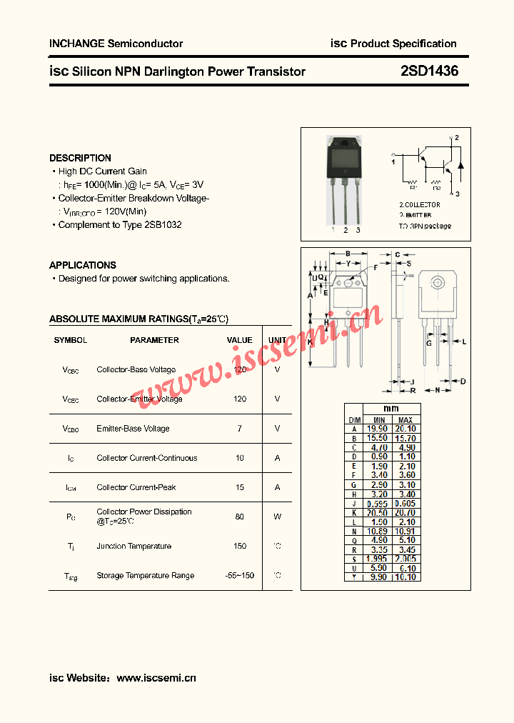 2SD1436_4817481.PDF Datasheet