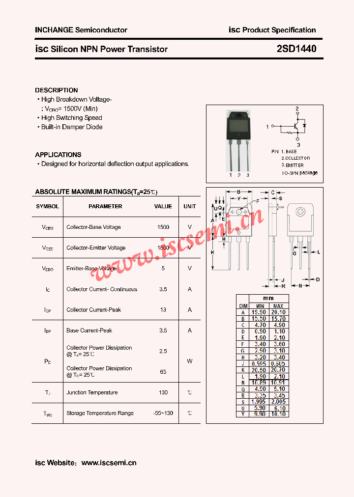 2SD1440_4603917.PDF Datasheet