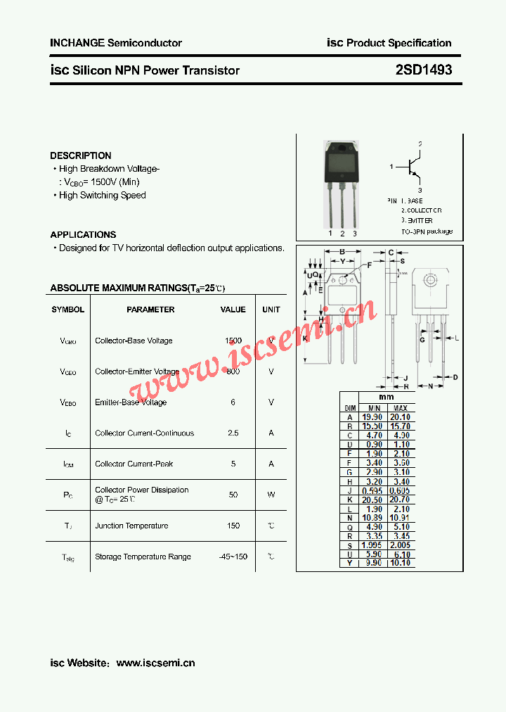 2SD1493_4585026.PDF Datasheet