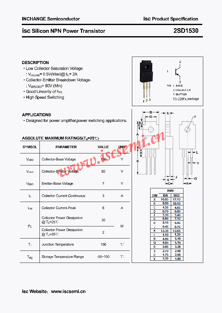 2SD1530_4832151.PDF Datasheet