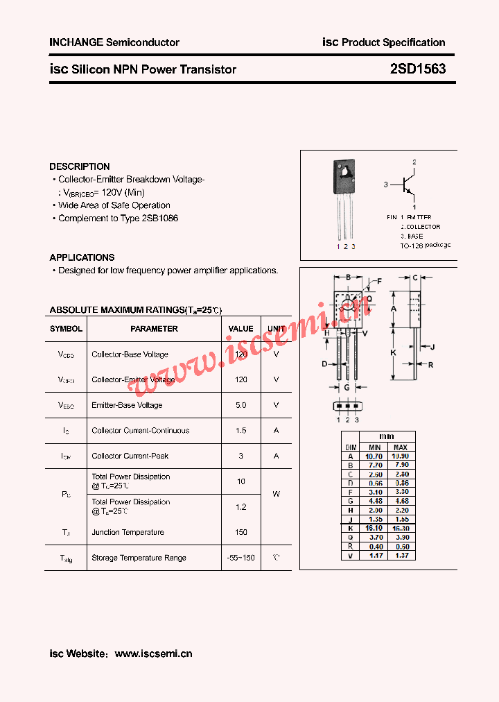 2SD1563_4605410.PDF Datasheet