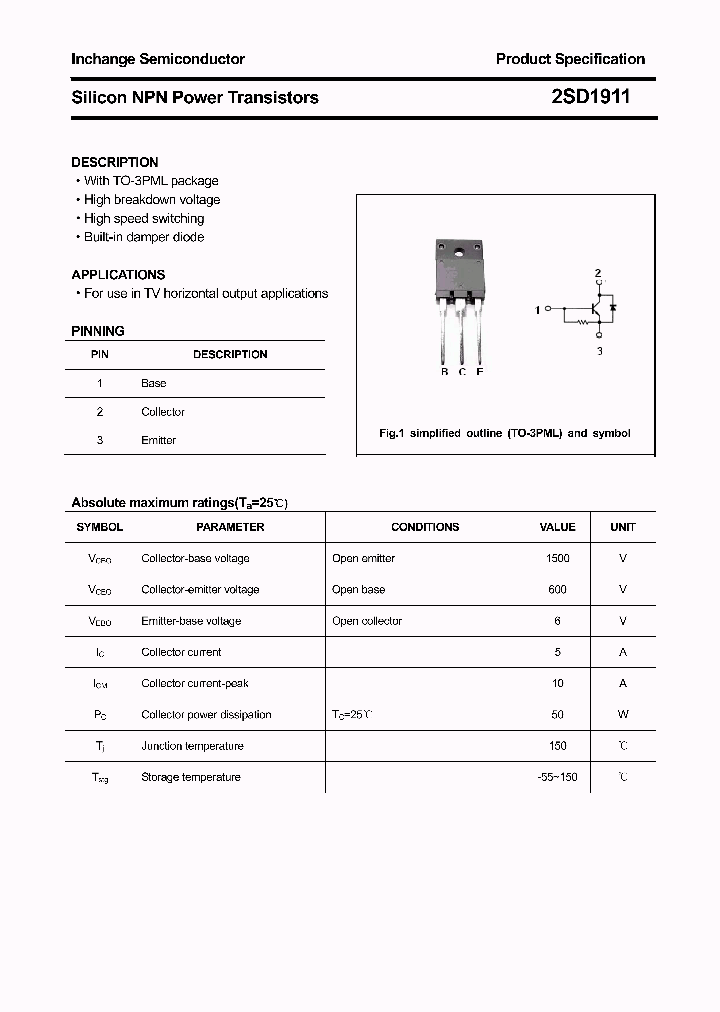 2SD1911_4408650.PDF Datasheet