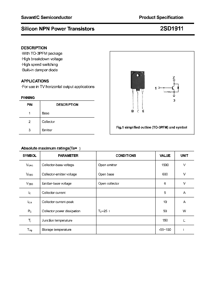 2SD1911_4408651.PDF Datasheet