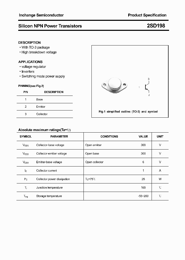 2SD198_4393055.PDF Datasheet