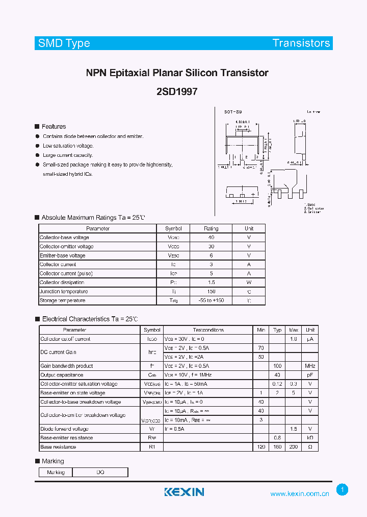 2SD1997_4318652.PDF Datasheet