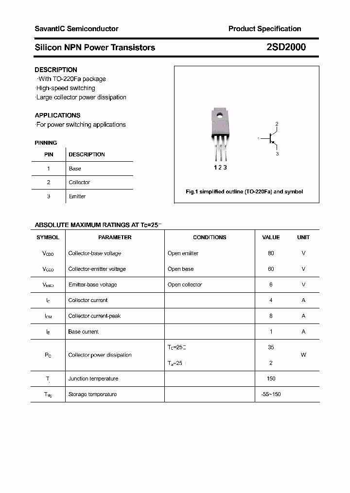 2SD2000_4389601.PDF Datasheet