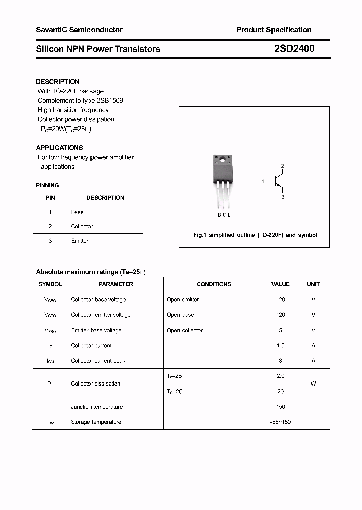 2SD2400_4377184.PDF Datasheet