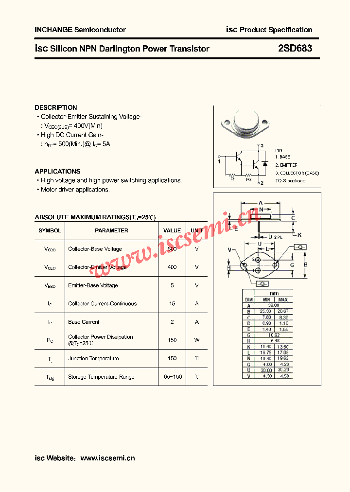 2SD683_4715889.PDF Datasheet