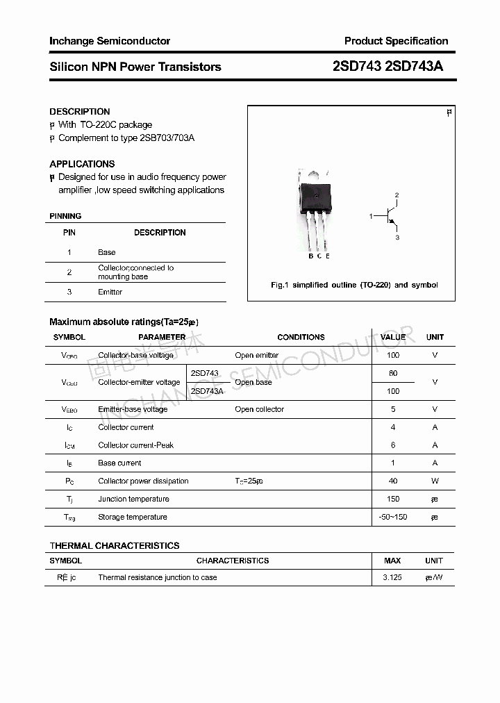 2SD743_4305722.PDF Datasheet