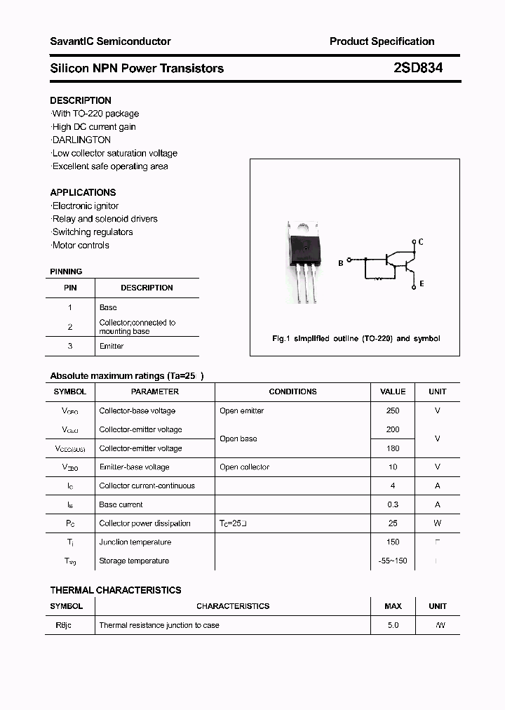 2SD834_4452953.PDF Datasheet