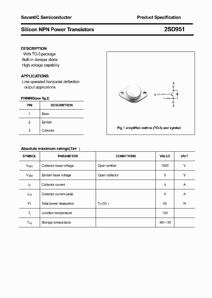 2SD951_4566650.PDF Datasheet