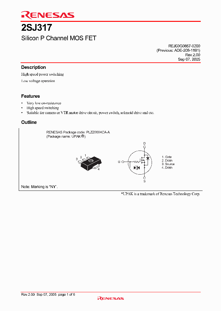 2SJ317NYTR-E_4244483.PDF Datasheet