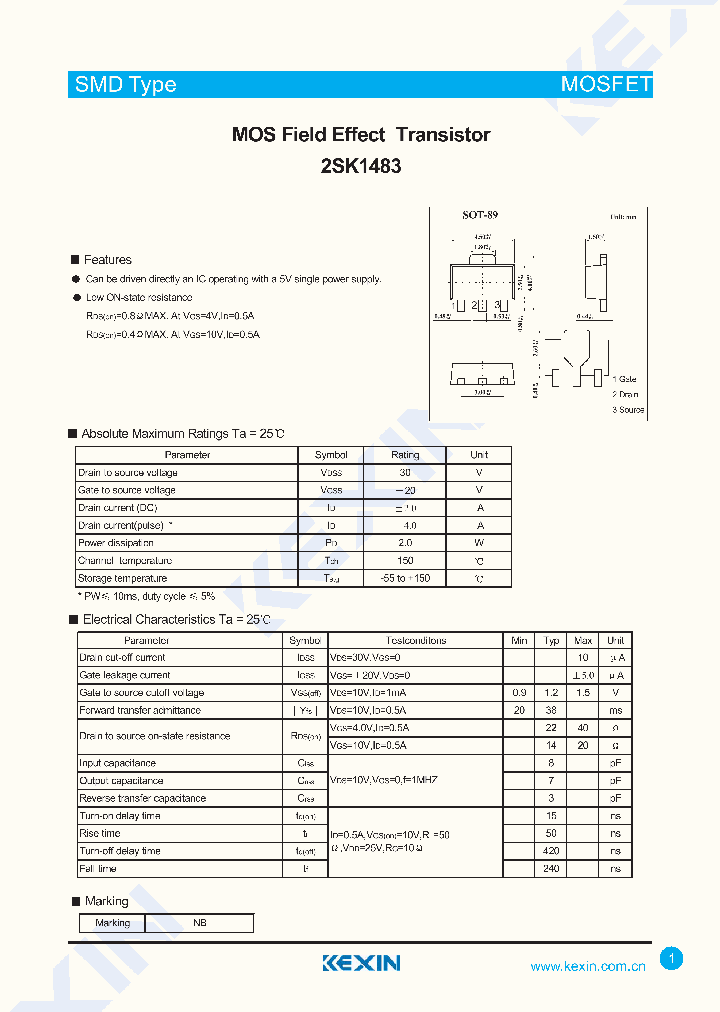 2SK1483_4285711.PDF Datasheet