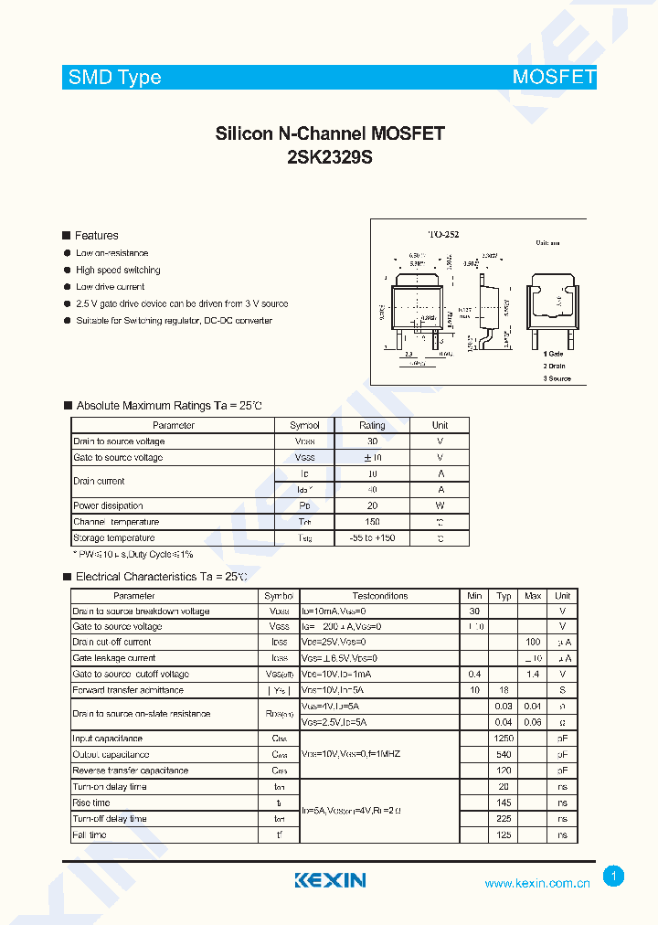 2SK2329S_4307374.PDF Datasheet