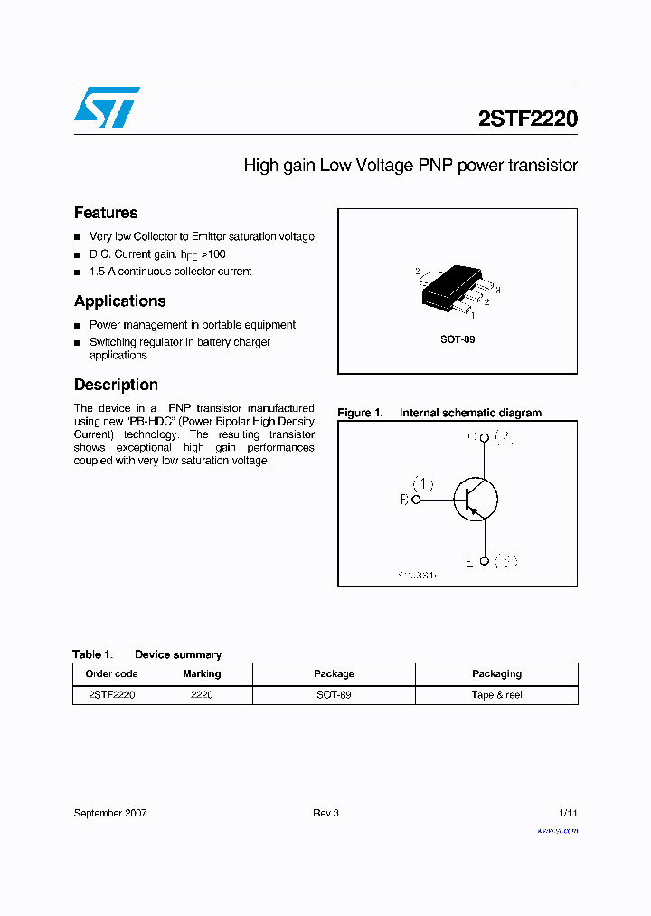 2STF222007_4263720.PDF Datasheet