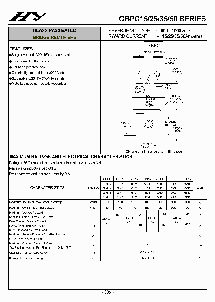 GBPC15005-GBPC1510_4505084.PDF Datasheet