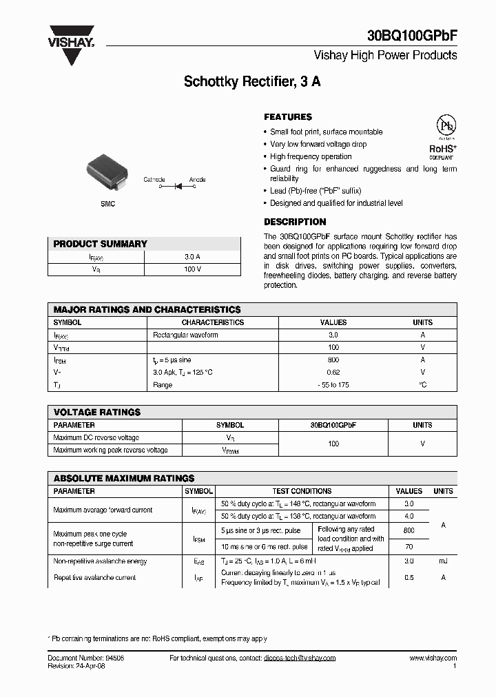 30BQ100GPBF_4429611.PDF Datasheet