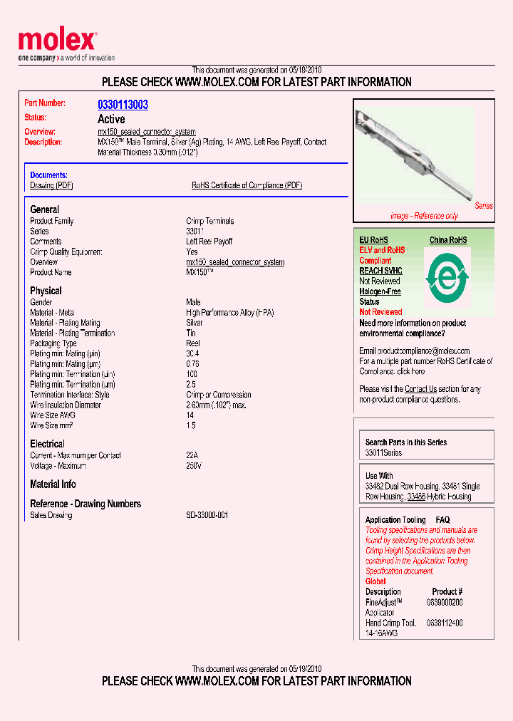 33011-3003_4918761.PDF Datasheet