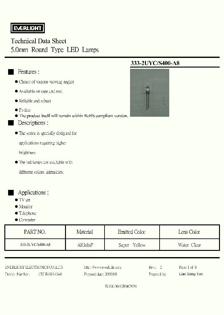 333-2UYC-S400_4754780.PDF Datasheet