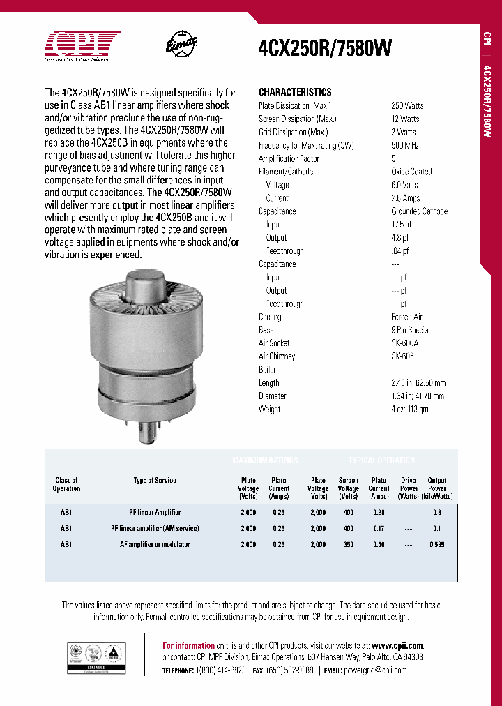 4CX250R_4403131.PDF Datasheet