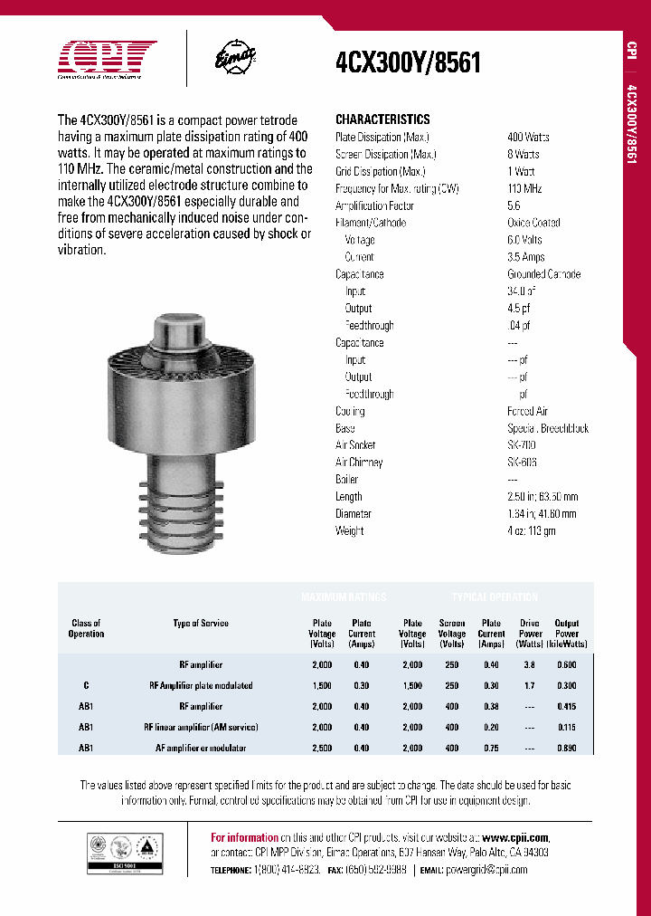 4CX300Y_4460833.PDF Datasheet