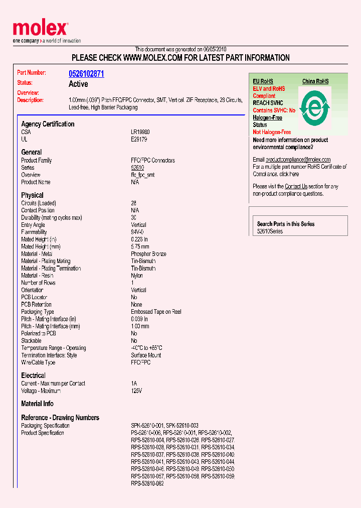 52610-2871_4876878.PDF Datasheet