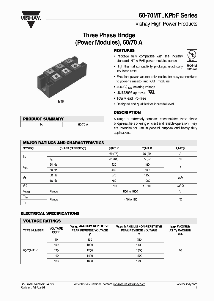 60MT100KPBF_4440176.PDF Datasheet