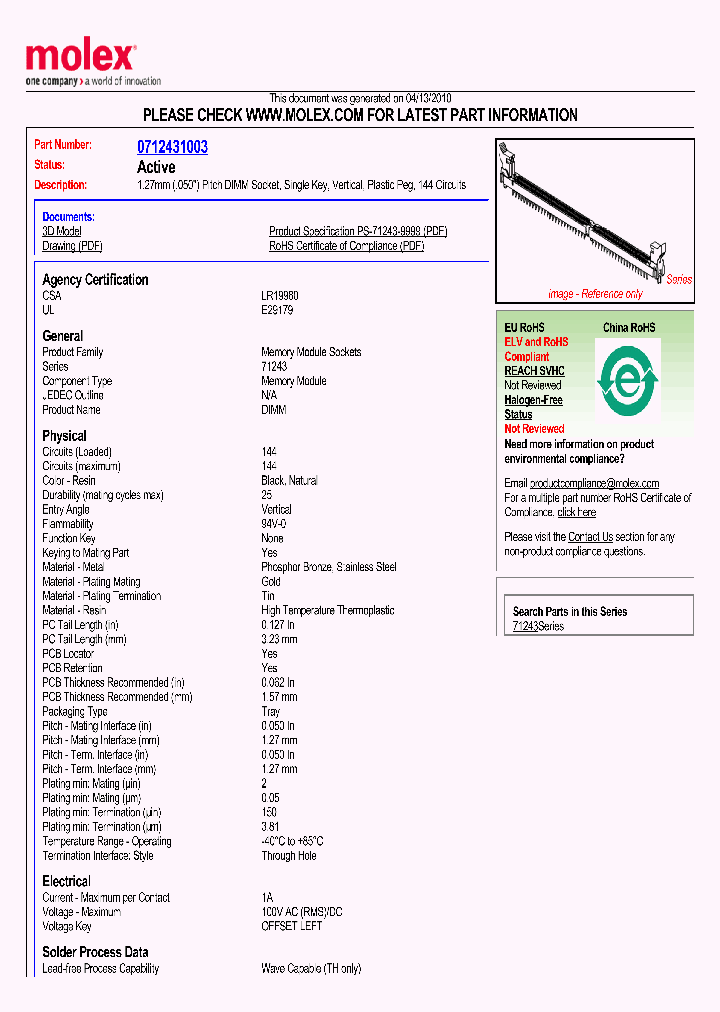 71243-1003_4902776.PDF Datasheet