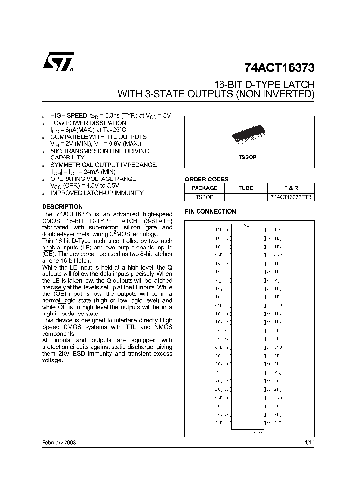 74ACT16373_4782560.PDF Datasheet