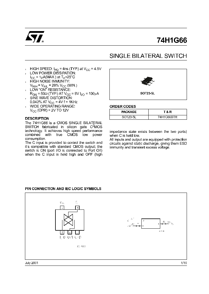 74H1G6601_4550022.PDF Datasheet