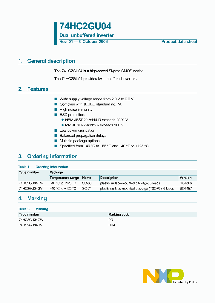 74HC2GU04GV_4551562.PDF Datasheet